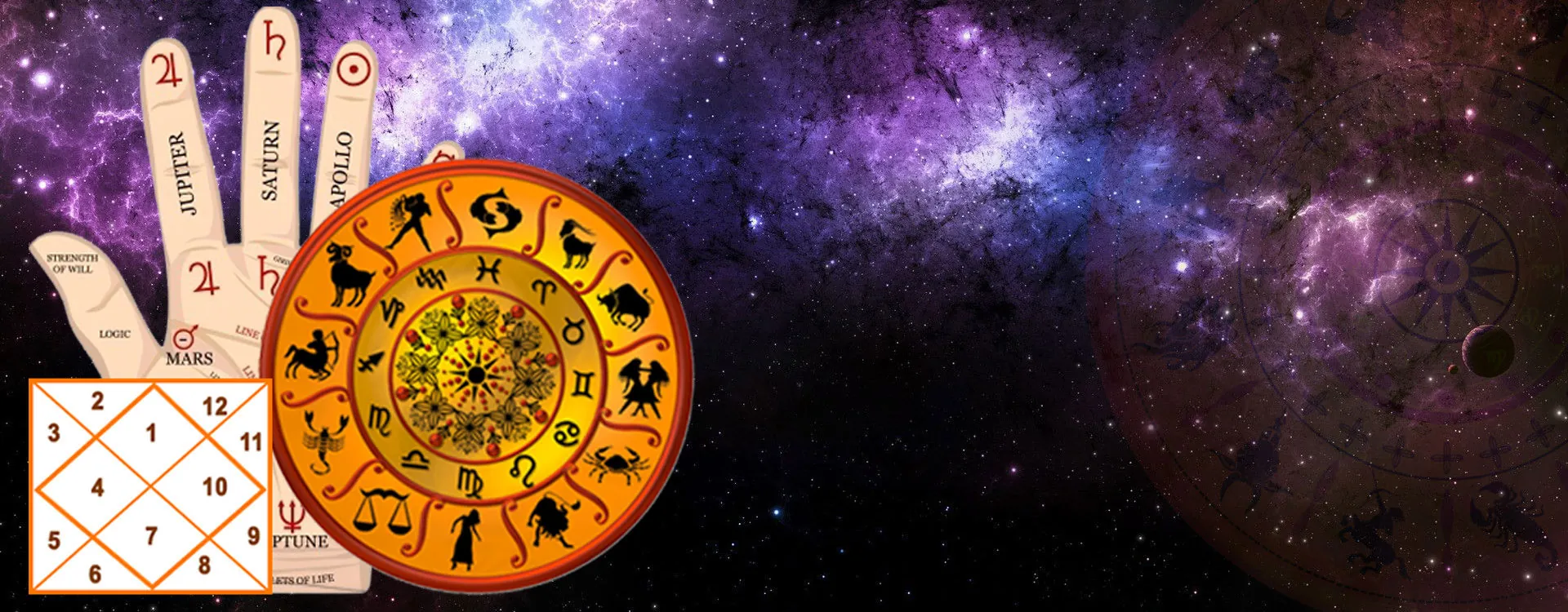 Palm reading and Vedic astrology