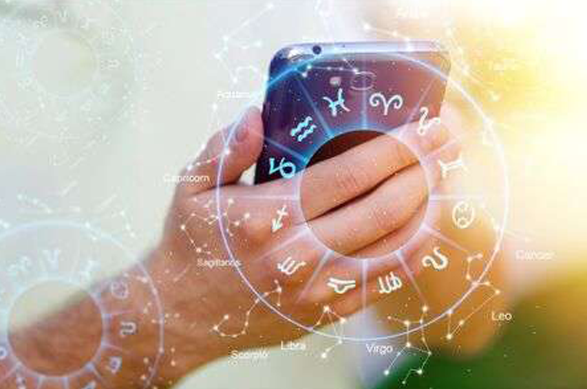 Holding phone